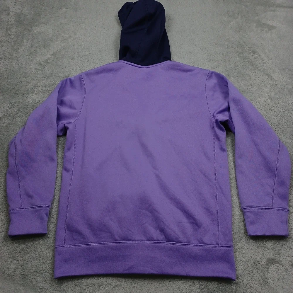 Nike Jacket Womens Large Purple Activewear Full Zip Pockets Gym Training